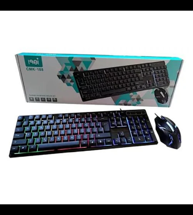 Miniatura 3 de Combo Teclado + Mouse Alambrico Cmk-188